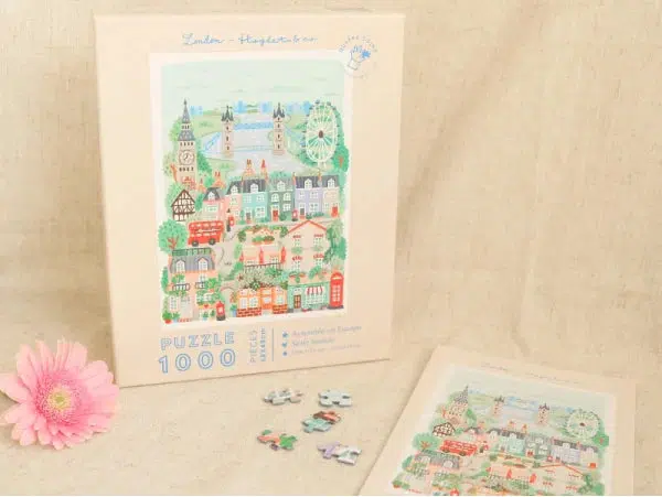 PUZZLE 1000 PIÈCES 68 X 48 CM - LONDON PAR HOGLET&CO - Image 3