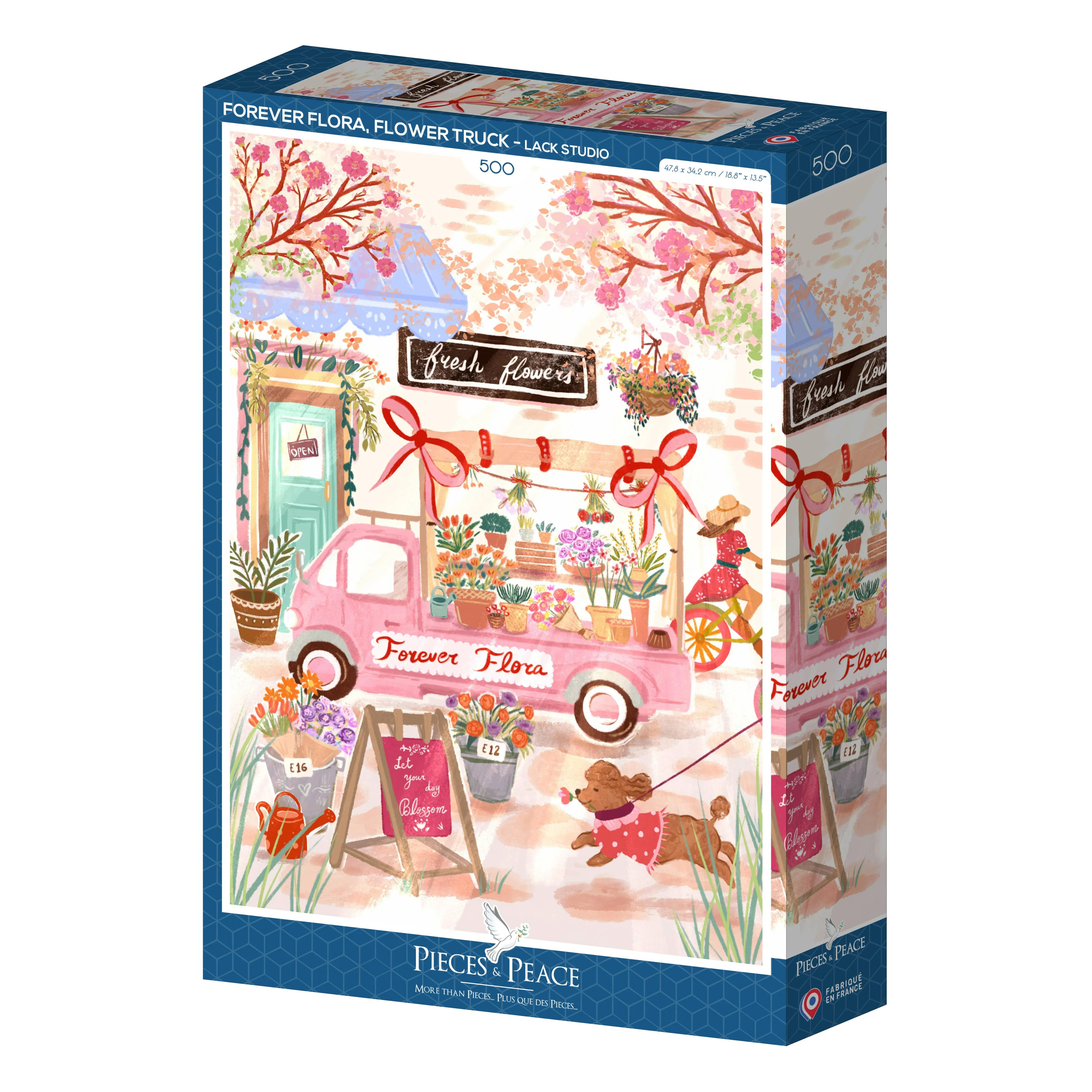 Puzzle 500 Pièces - Forever Flora, Flower Truck #