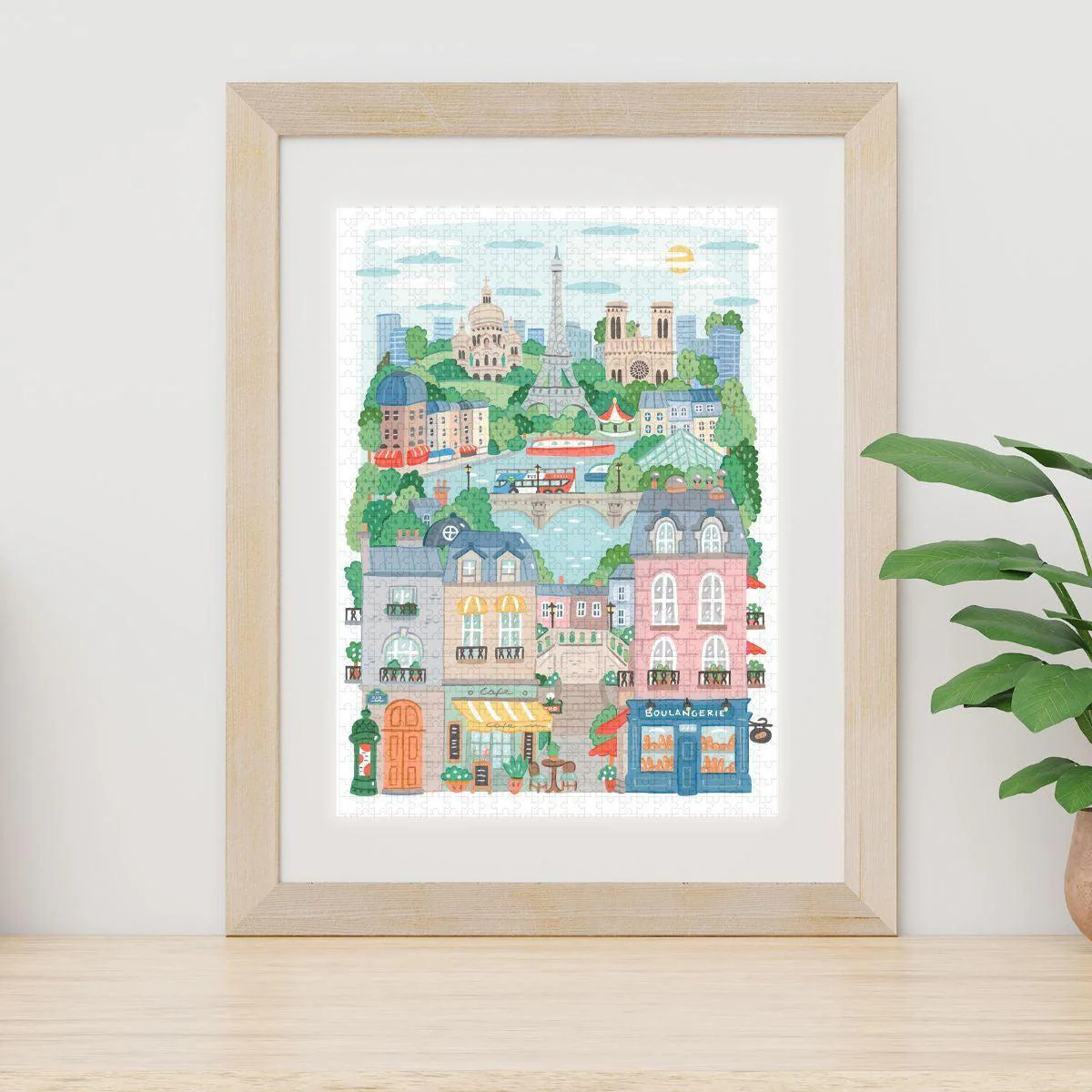 Puzzle Paris par Hoglet&Co - 1000 pièces - Image 2