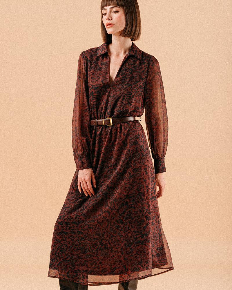 Robe Lorette I Prune - Image 3