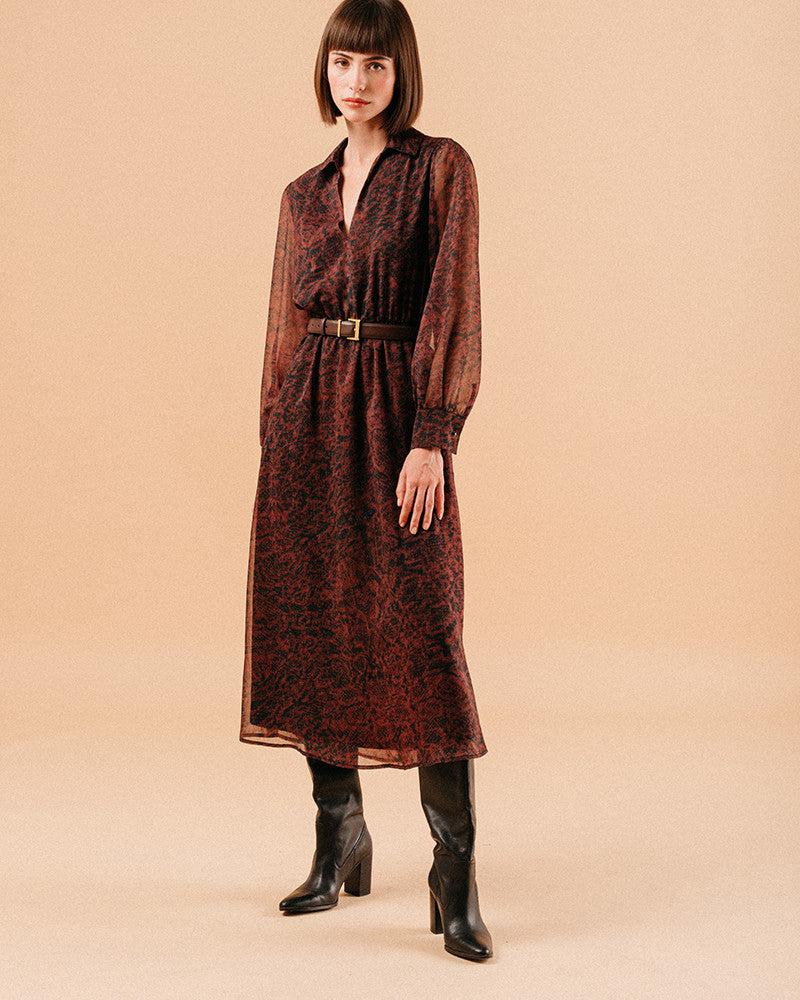 Robe Lorette I Prune - Image 4