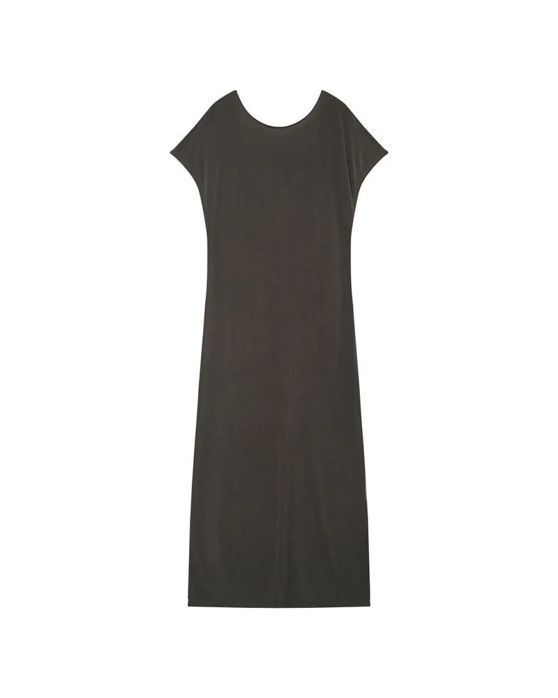 ROBE MI-LONGUE PEACE KAKI