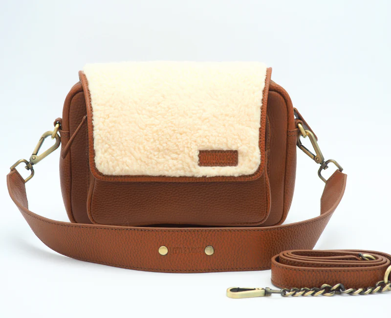 Sac Aglaé - Fourrure Cognac