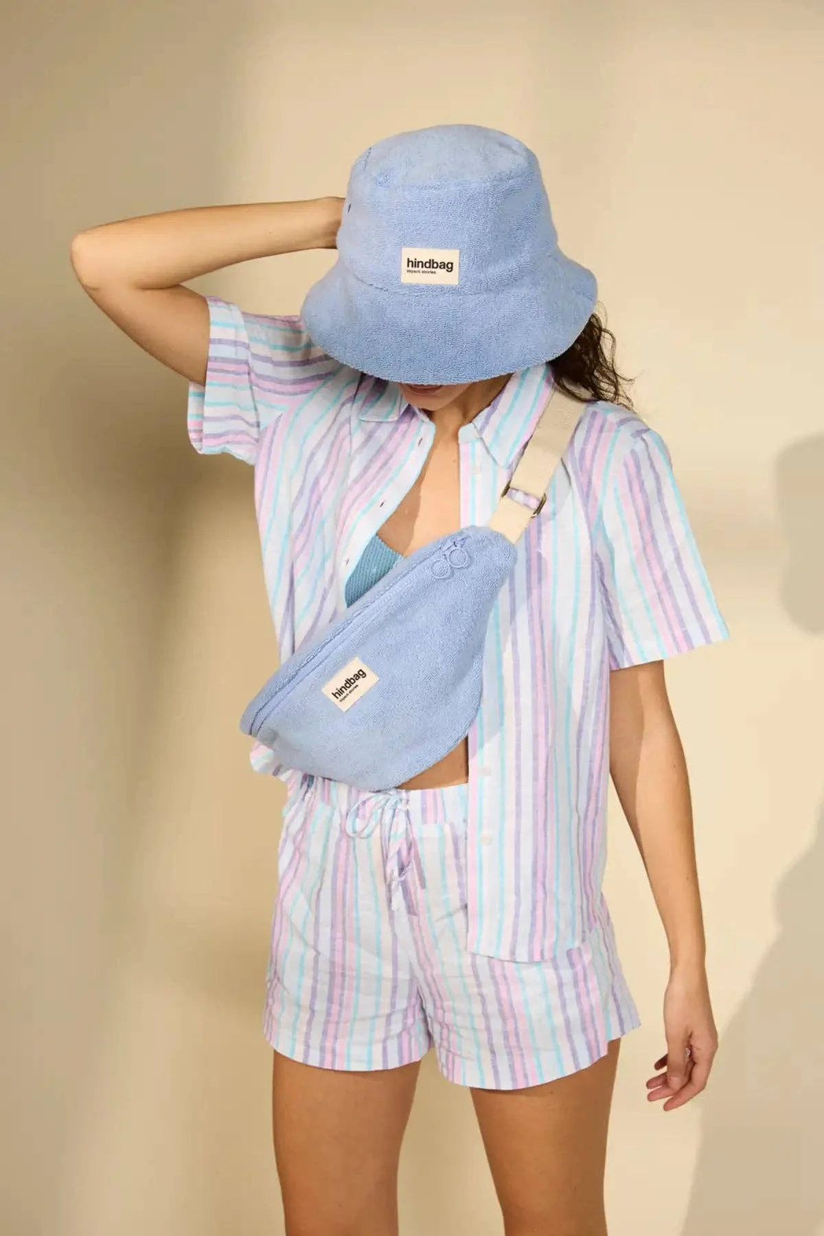 Sac banane Olivia Éponge bleu nuage - Image 3