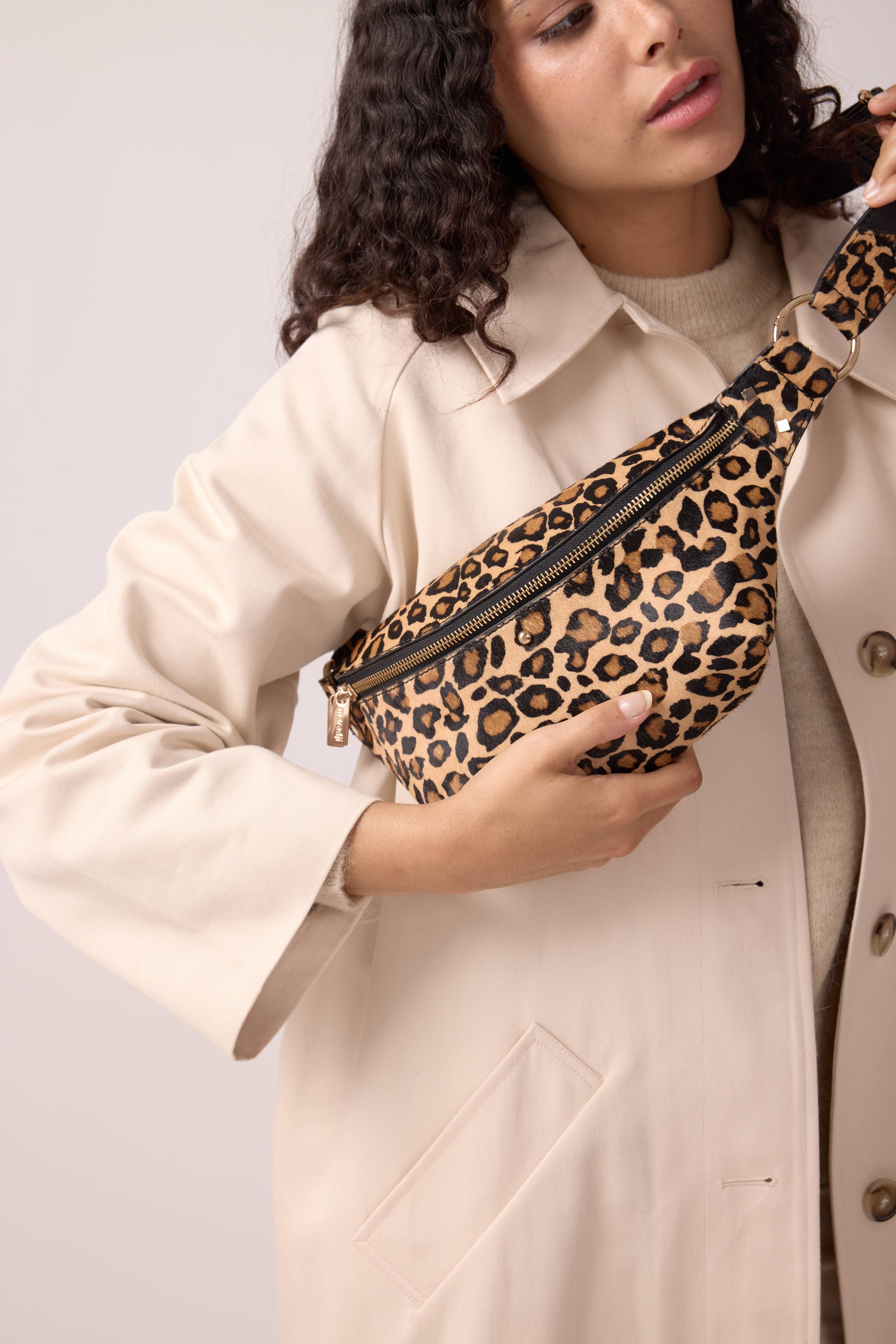 SAC BANANE PONY LÉOPARD NICOLE