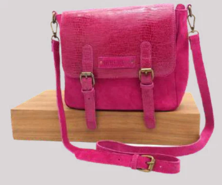 Sac Little Louise - Fuchsia Lézard