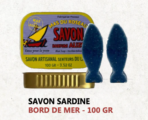 SAVON SARDINE BORD DE MER - 100 GR
