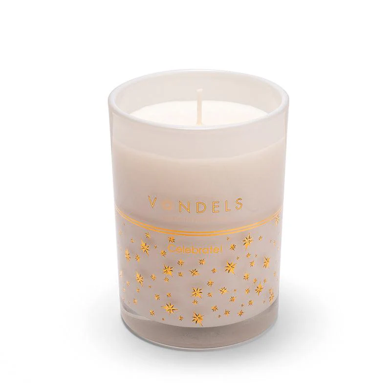 Scented candle Celebrate white 250gr - Image 2