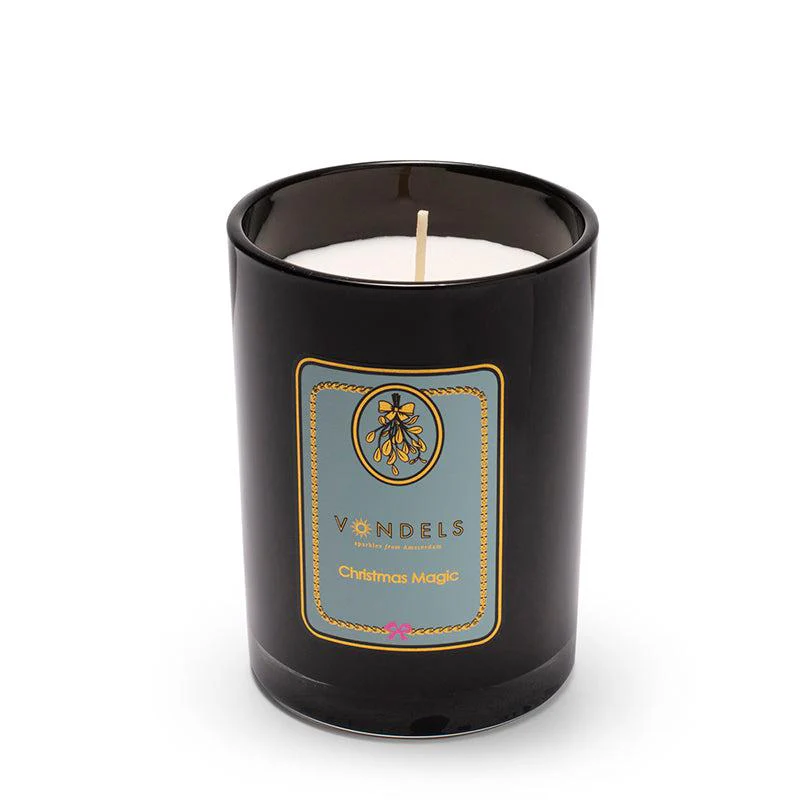 Scented candle XMAS Magic black 250gr - Image 2