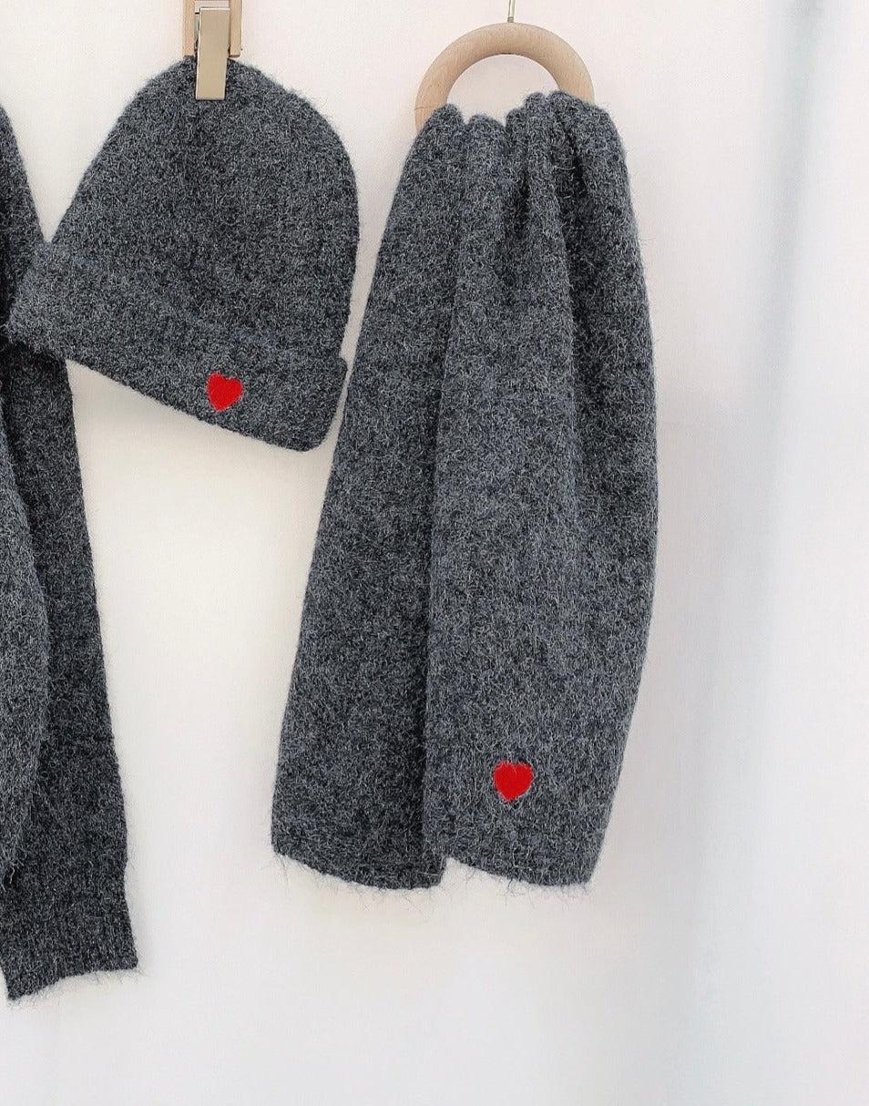 Set Bonnet & Echarpe Laurenn I Anthracite - Image 2
