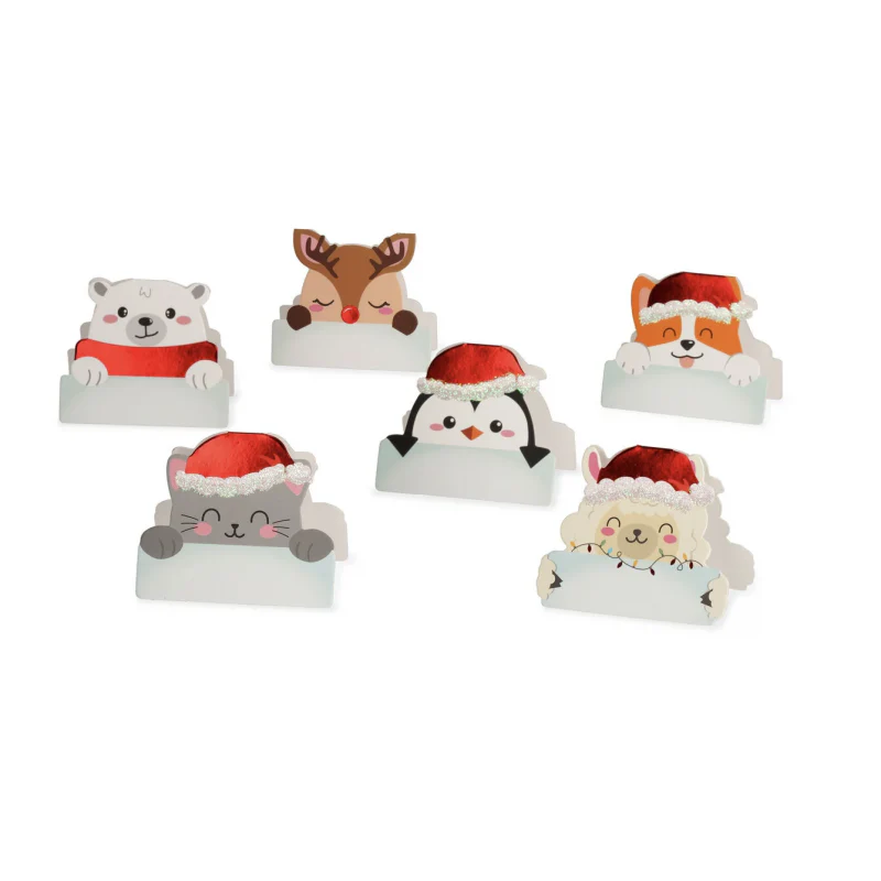 SET DE 12 MARQUE-PLACES DE NOËL - Image 2