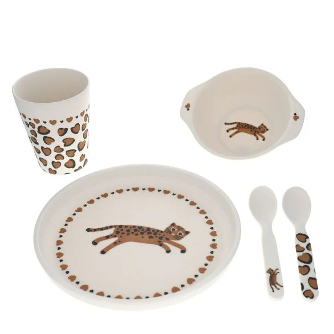 Set de vaisselle en mélamine - Chaton - Image 2