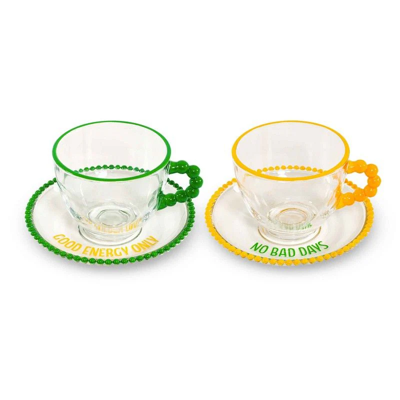 Set tasses a café I No bad days