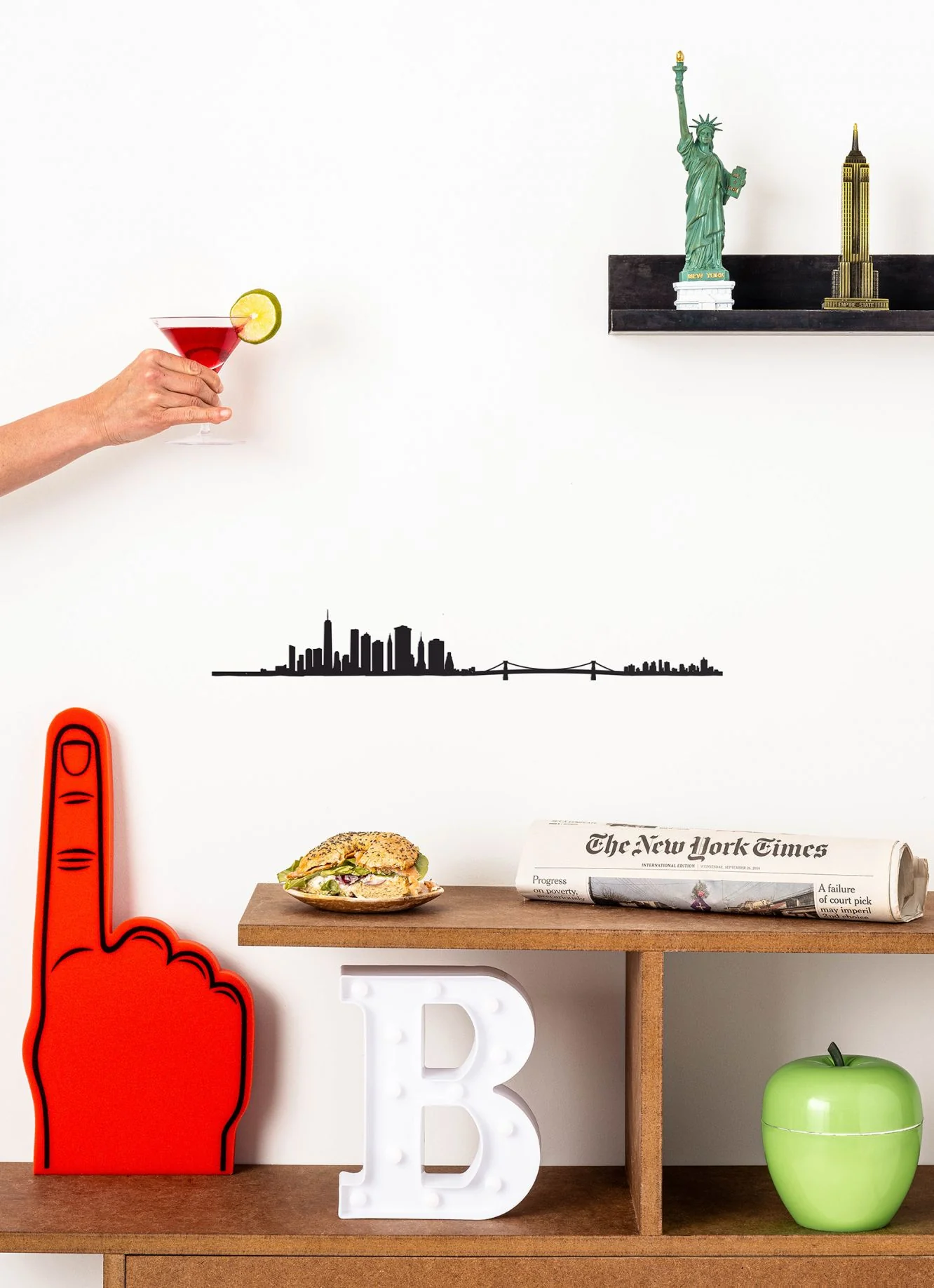 Skyline de New York 2 - Black (50cm) - Image 4