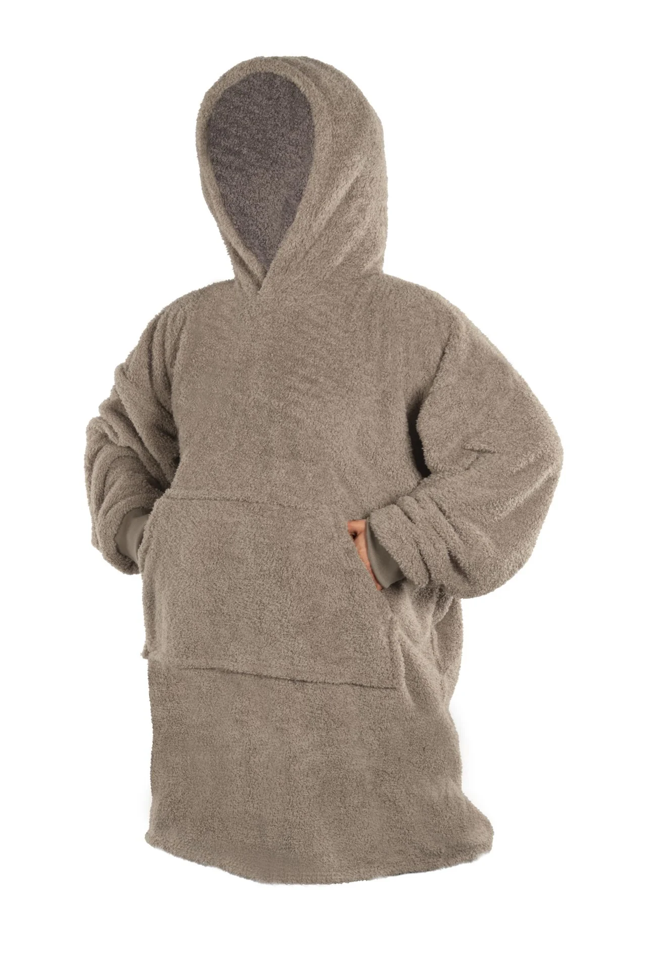 Sweat à capuche COCOON 100x70cm -
taupe