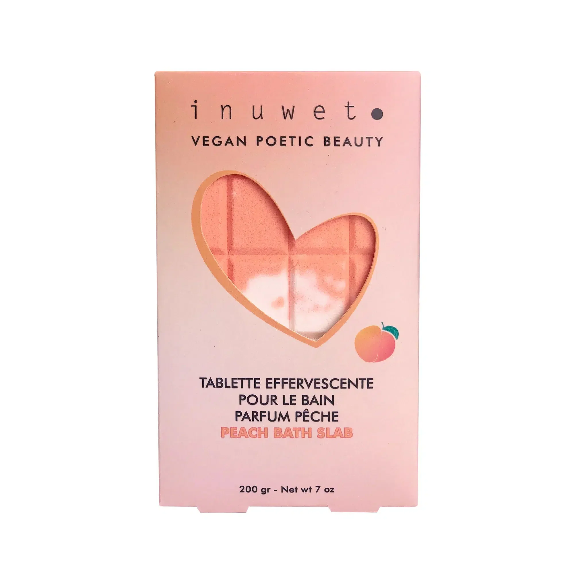 Tablette de bain - PÊCHE FIZZER