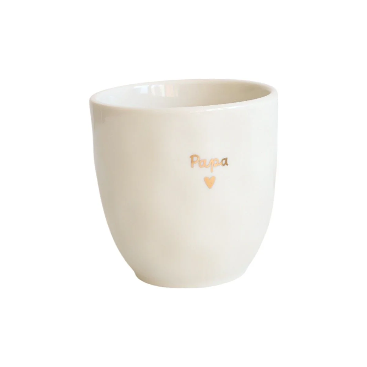 Tasse à café papa coeur doré