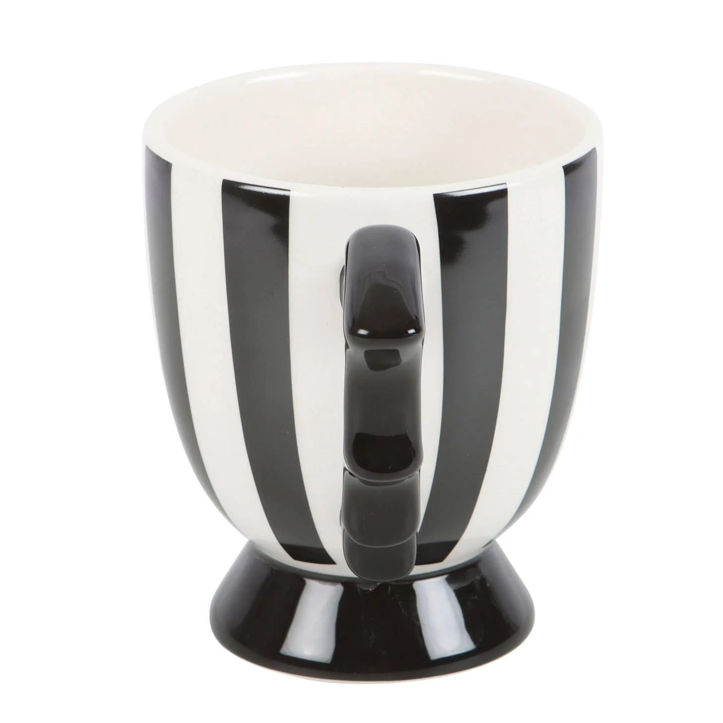 Tasse de thé d'Halloween à ailes de chauve-souris rayées gothiques - Image 3