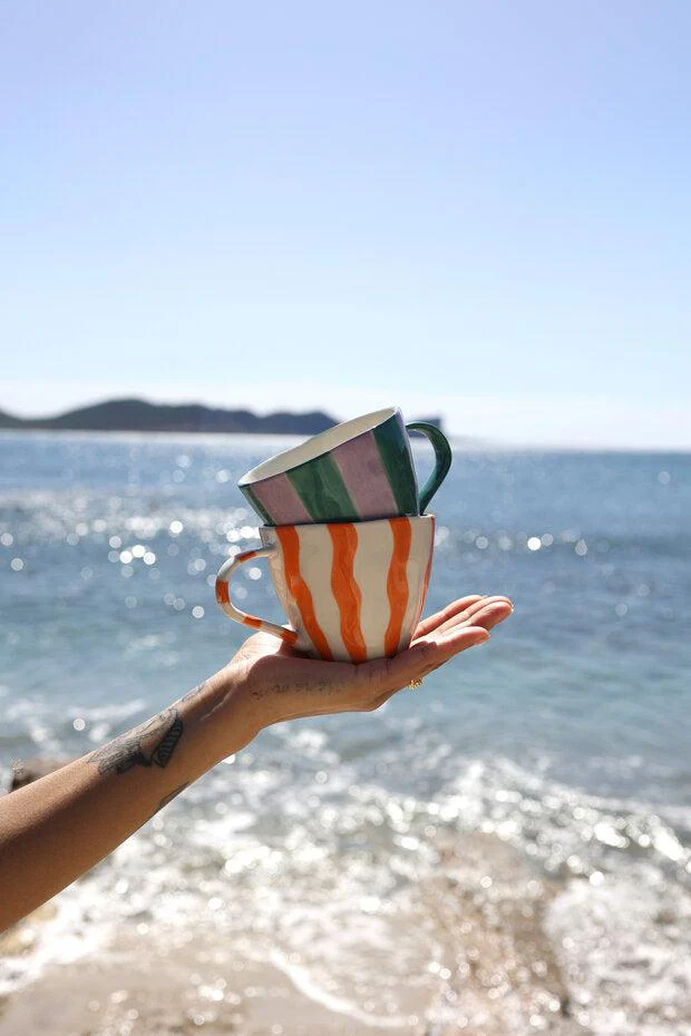 Tasse Ondulée Orange - Image 2