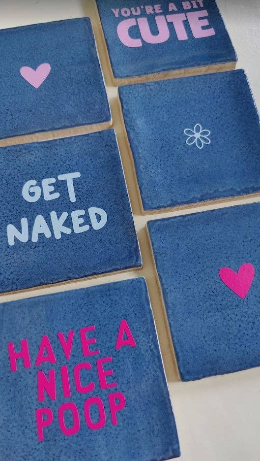Tile - Get Naked: Bleu clair / Bleu foncé - Image 6