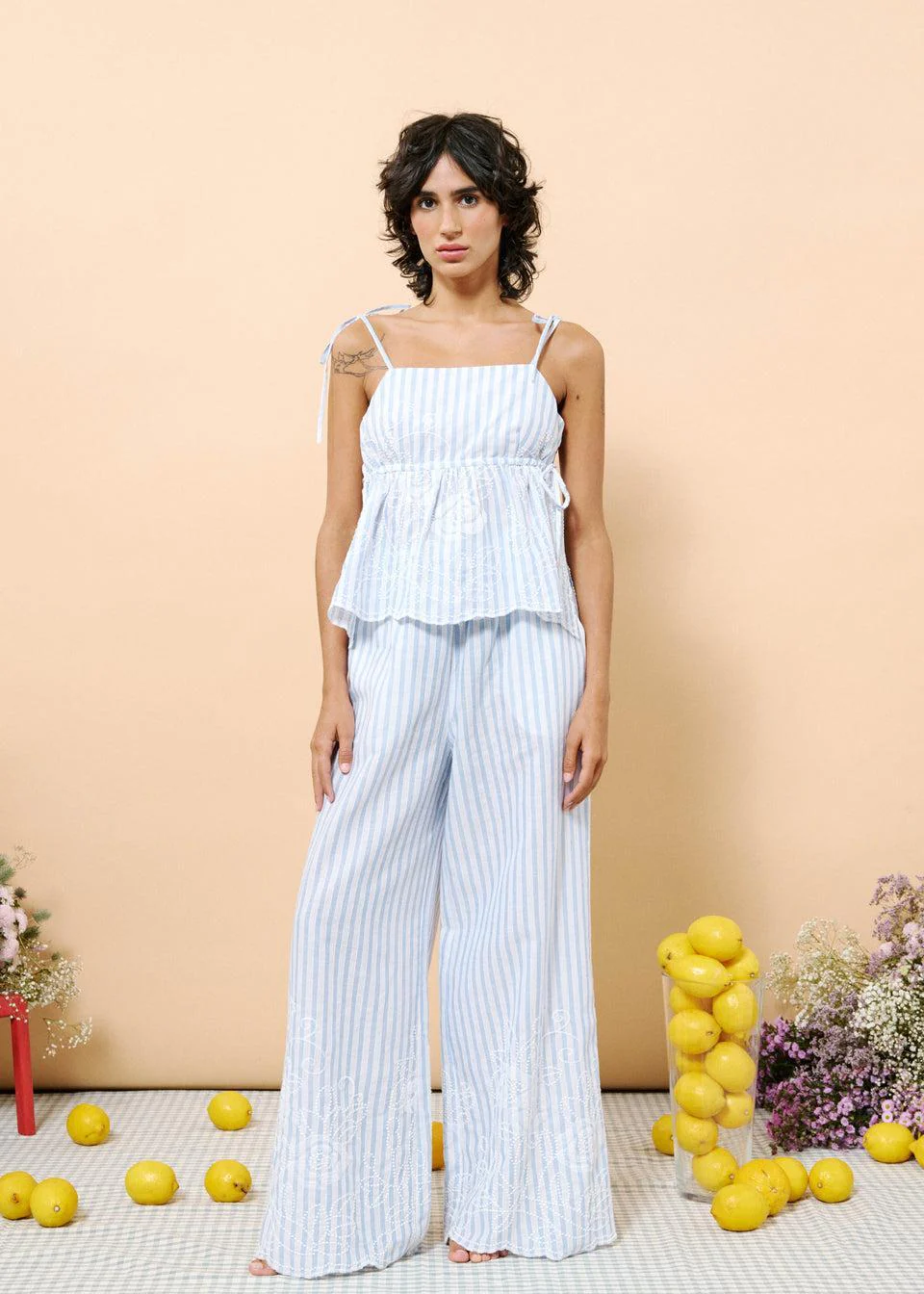 Top CORENTINE Bleu clair - Image 2