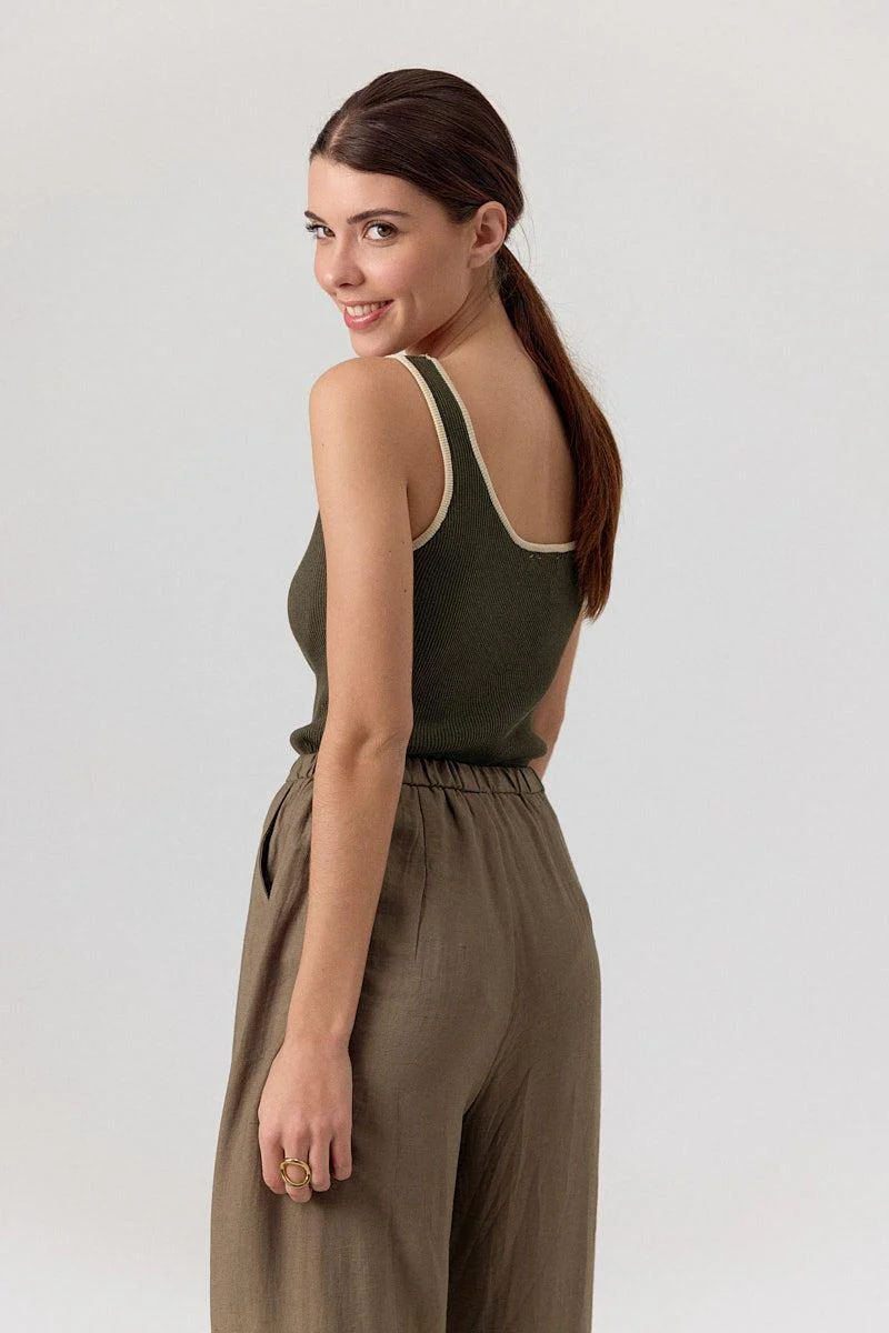 TOP PRISCILLA KHAKI - Image 2