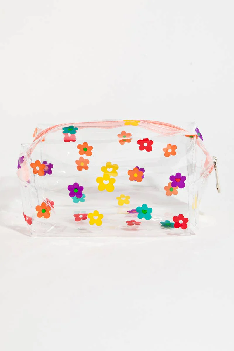 Trousse à cosmétiques en vinyle transparent à motifs: SAINT - Image 5