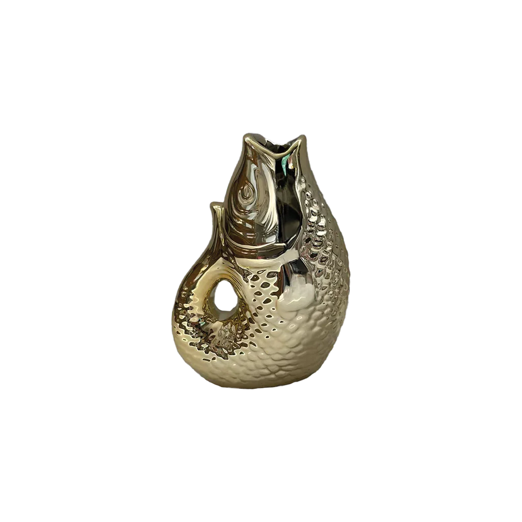 Vase ceramic Poisson pm doré
L8.2 P5 H12cm