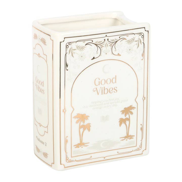Vase en forme de livre blanc - Image 2
