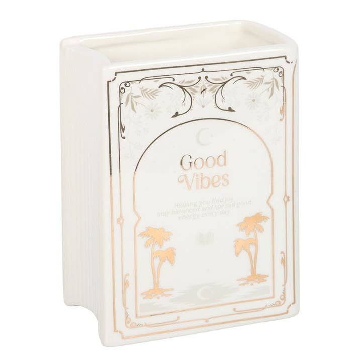 Vase en forme de livre blanc - Image 3