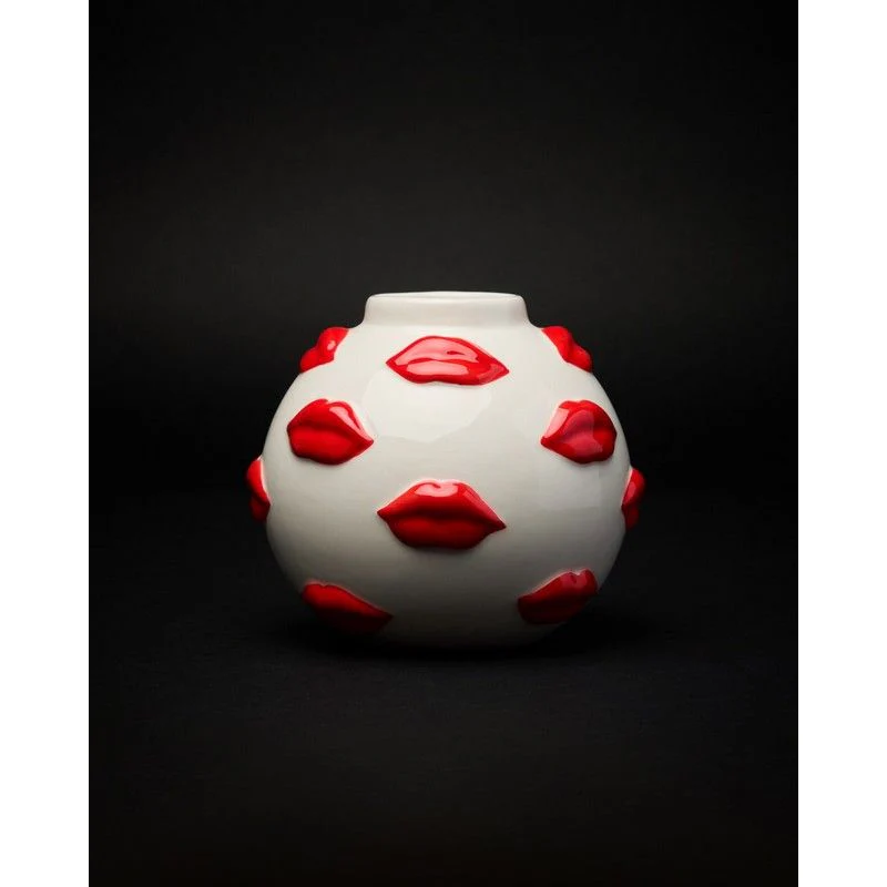 Vase Mouth 12 Cm Mouth Red 12 Cm
