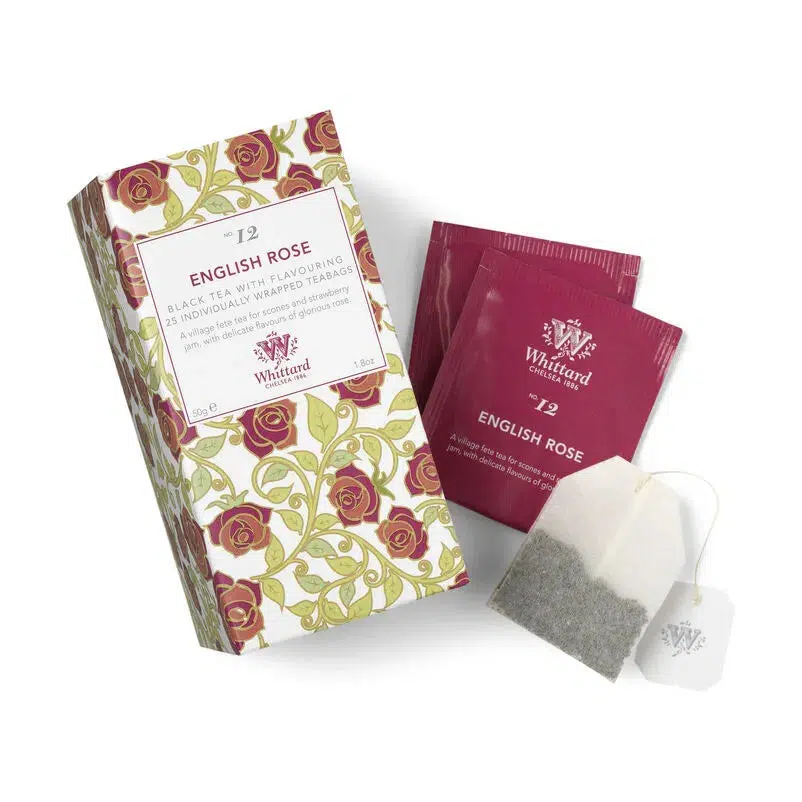 Whittard - English rose - thé en sachets