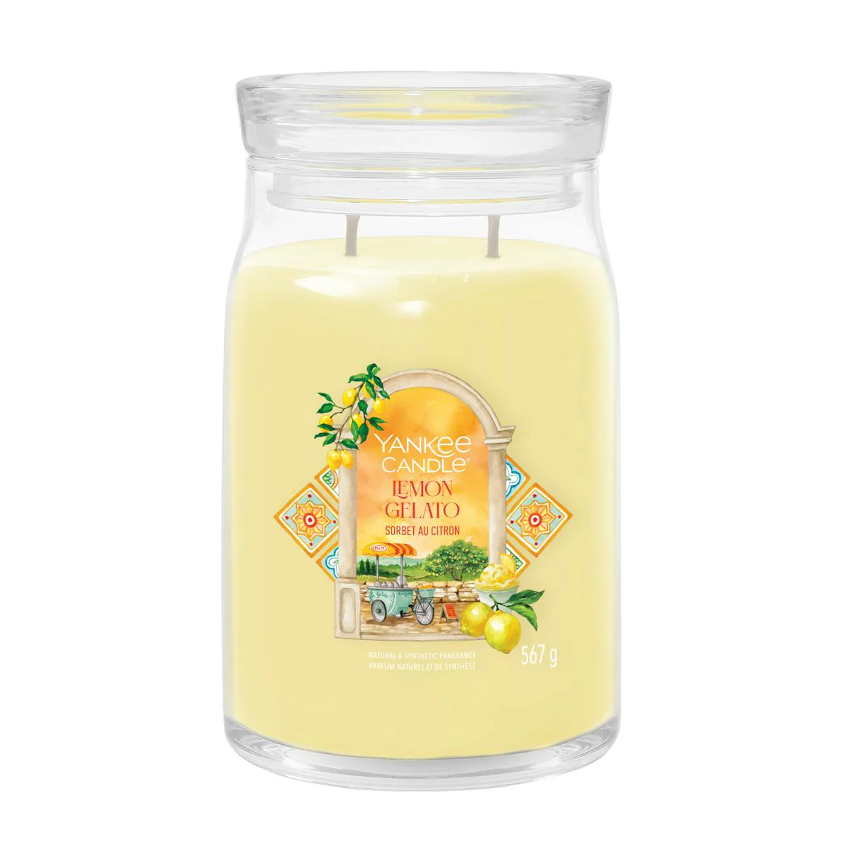 YC SIGN JAR LG LEMON GELATO