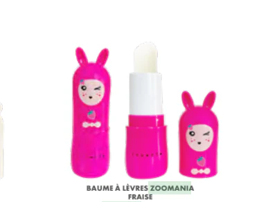 ZOOMANIA EDITION LIMITEE _ BAUME A LEVRES FRAISE